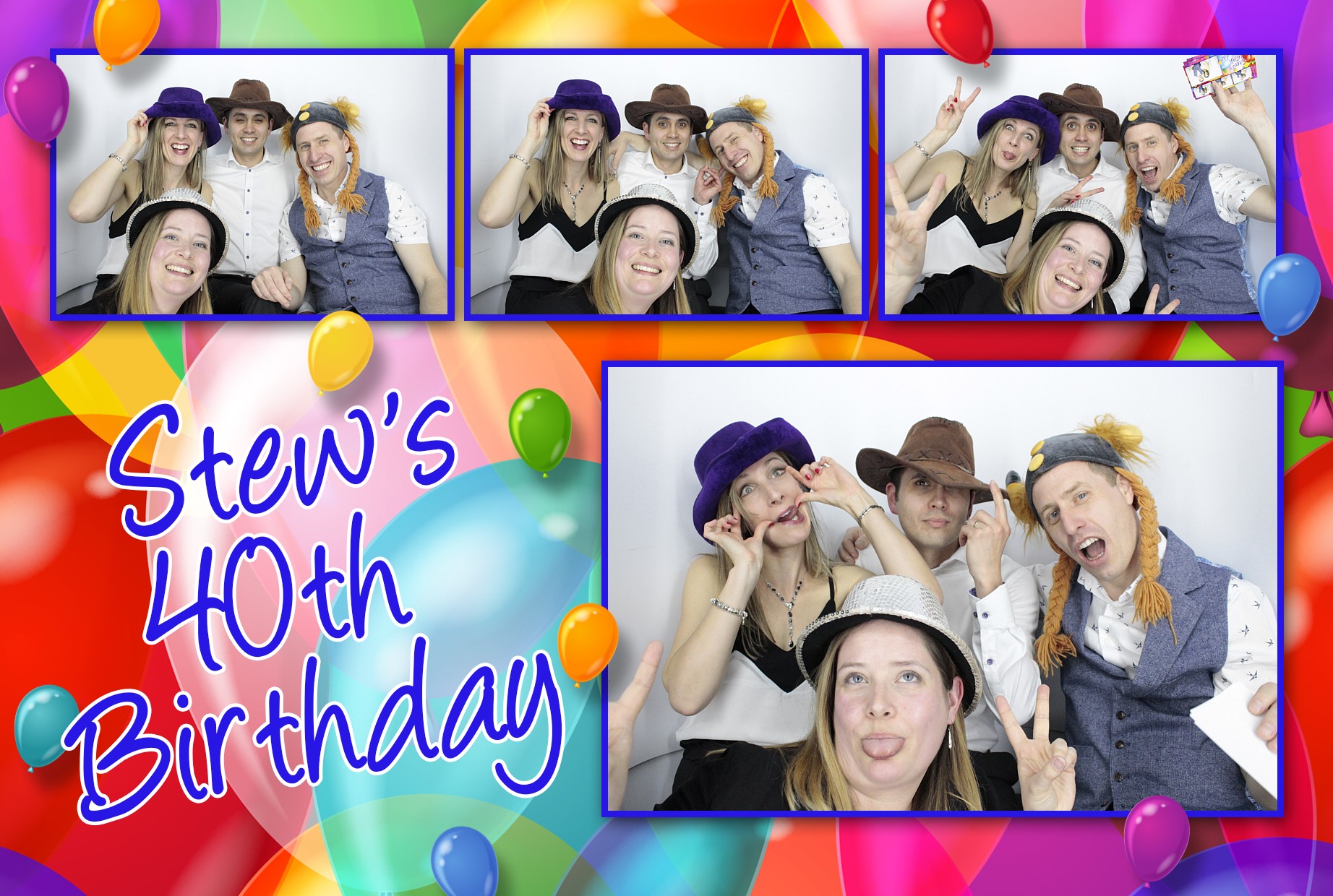 Stew's 40th Birthday | View more photos from the event at gallery.myphotoboothexperience.co.uk/u/MyPhotoBoothExperienceLtd/Stews-40th-Birthday